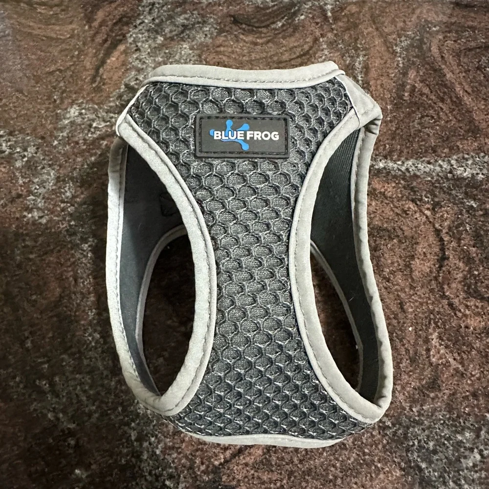 Blue Frog step in pet harness size M